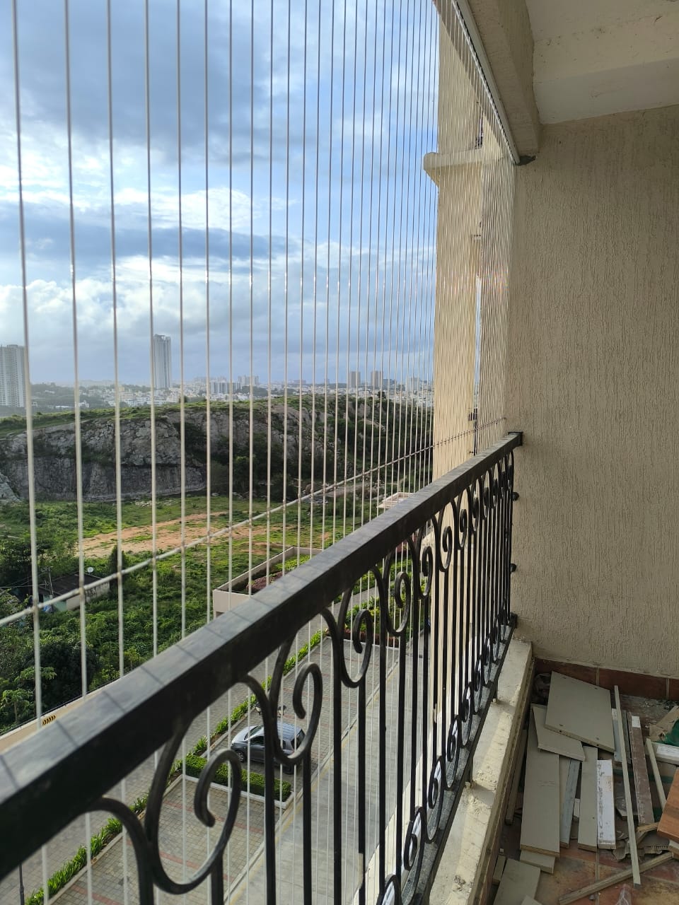 Balcony - invisible grill for balcony price